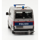 HERPA 097406 VW Crafter Kasten Flachdach "Polizei Österreich, Gefangenentransport"