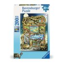 Ravensburger 12000866 Reptilien im Regal 200 Teile Puzzle