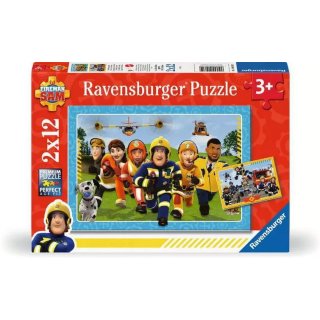 Ravensburger 12001031 Die Rettung naht 2x12 Teile Puzzle