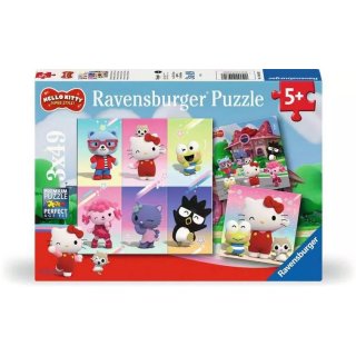 Ravensburger 12001035 Abenteuer in Cherry Town 3x49 Teile Puzzle