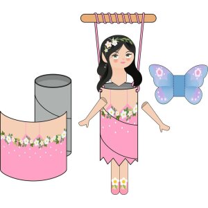 Ravensburger 23670 EcoCreate Sparkle with the Fairies - Bastelset