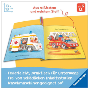 Ravensburger 42088 Mein Knuddel-Knautsch-Buch Mein erstes Autobuch