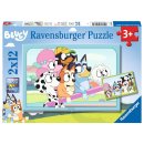Ravensburger 05693 Spaß mit Bluey 2 x 12 Teile Puzzle