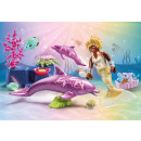 PLAYMOBIL 71501 Princess Magic Meerjungfrau mit Delfinen