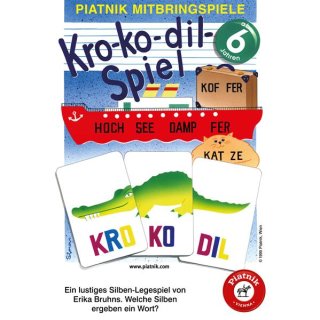 PIATNIK 705502 - Mitbringspiel Kro-ko-dil Spiel