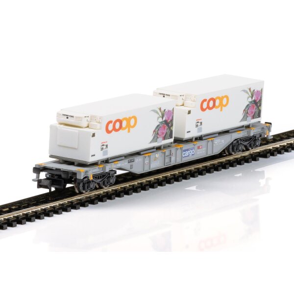 Minitrix Containertragwagen Lebensmittel Spur N