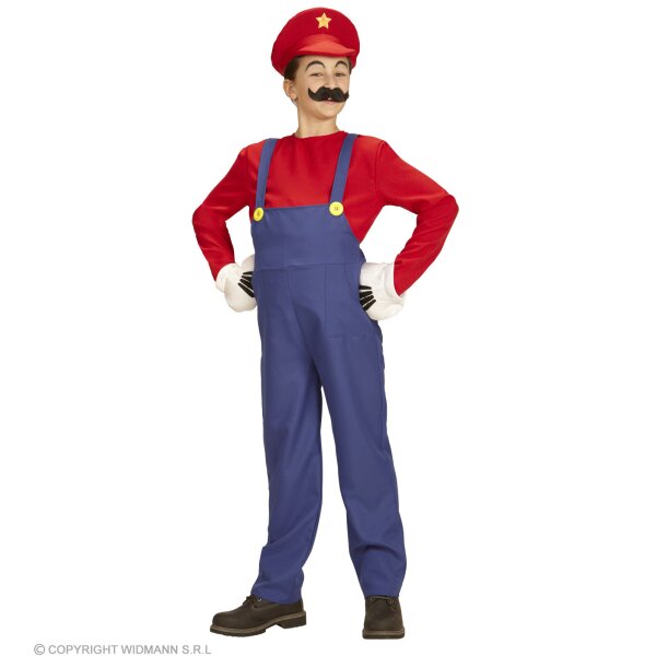 "SUPER KLEMPNER" (Overall. Shirt. Hut)