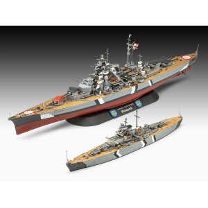REVELL 05637 Geschenkset  The Legendary Bismarck (1:700&1:1200)