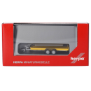 HERPA 052450-003 PKW-Transportanhänger 2-achs, gelb