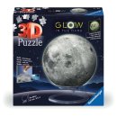 Ravensburger 11586 - 3D Puzzle-Ball Der Mond - Glow-in-the-Dark -Teile 72