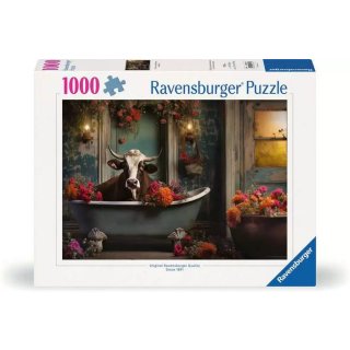 Ravensburger 12000782 The cow in the bathtub -Teile 1000