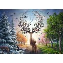 Ravensburger 12001088 Der magische Hirsch und die vier...