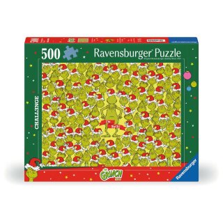 Ravensburger 12001224 Merry Grinchmas Challenge -Teile 500