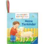 Ravensburger 42092 Mein Knuddel-Knautsch-Buch Meine Tierkinder mit niedlichen Tierbabys auf dem Cover und weichem Stoffeinband