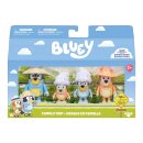 Moose Toys 300177 BLUEY Figuren 4-Pack - Familie Heeler auf Reisen