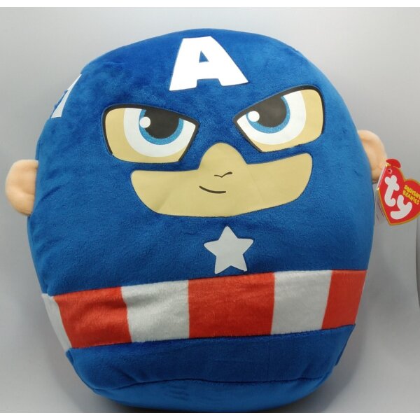 TY 39257 CAPTAIN AMERICA - SQUISHY BEANIE