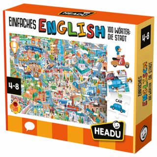 Headu DE56291 Easy Englisch 100 Wörter der Stadt