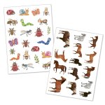 TT735 Happy Tatts, Kinder-Tattoos Tiere (125 Stk.)