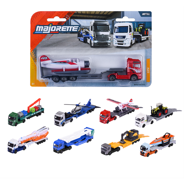 Majorette 8503003000 City Transporter, 8-sort. - Ride Strong