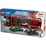 LEGO® 60445 City F1® Transporter mit RB20 & AMR24 F1® Rennautos