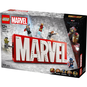 LEGO® 76313 Marvel Super Heroes™ MARVEL Logo & Minifiguren