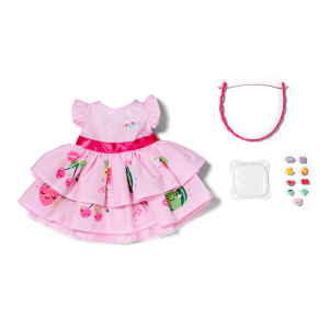 Zapf 837269 BABY born Kleid mit Pinplay 43cm