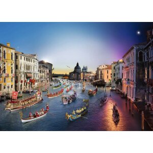 Ravensburger 12001433 Venedig von Tag zu Nacht - Teile 1000