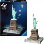 Ravensburger 12008027 Iconics: Freiheitsstatue - mit Licht - Teile 108