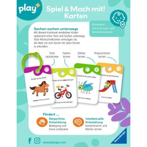 Ravensburger 12034054 Play+ Spiel & Mach mit! Karten:...
