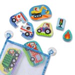 Ravensburger 12034121 Play+ Mein erstes Bade-Puzzle: Fahrzeuge