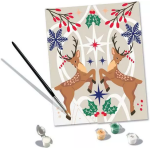 Ravensburger 25895 CreArt Malen nach Zahlen - Weihnachtlicher Hirsch