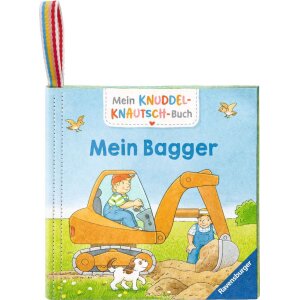 Ravensburger 42138 Mein Knuddel-Knautsch-Buch Mein Bagger...