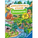 Ravensburger 48870 Wimmeln Rätseln Stickern Dinosaurier mit Urzeitmotiven, Dinosauriern und über 300 Stickern auf dem Cover