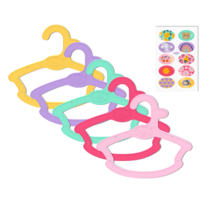 Zapf 838495 BABY born Bügel, 5er pack 43cm