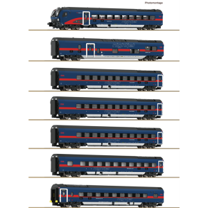 Fleischmann 6270065 7er Set Nightjet OEBB DCC - ÖBB