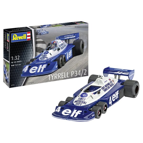 REVELL 07741 Tyrrel P34/2 6-Wheeler Revell Modellbausatz