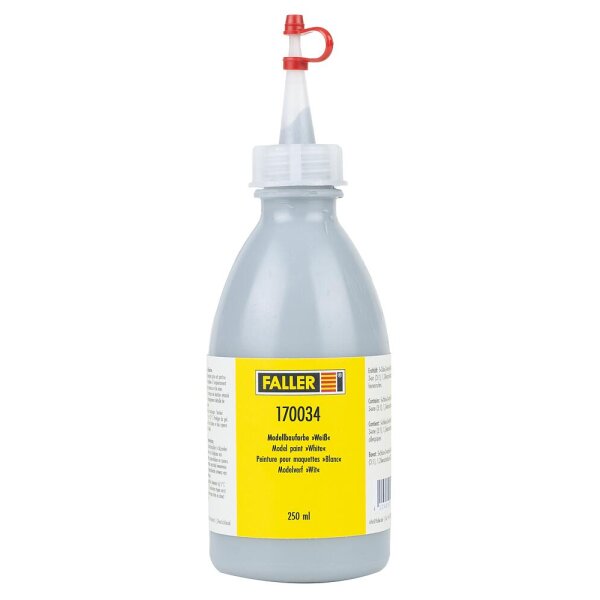 FALLER 170034 Model paint White, 250 ml  - H0 | 1:87