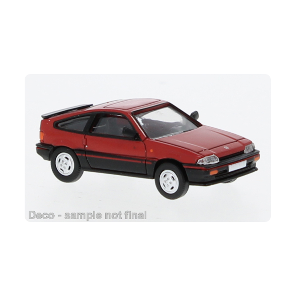 PCX87 PCX870468 Honda CRX, rot/schwarz, 1983, 1:87