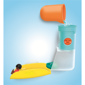 PLAYMOBIL 71775 JUNIOR AQUA - Wasserfalltank mit Rutsche