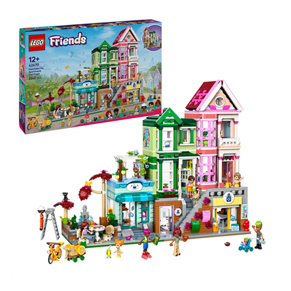 LEGO® 42670 Heartlake City Apartments and Stores