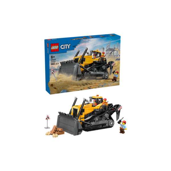 LEGO® 60466 City - Gelber Bulldozer