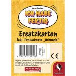 Pegasus Spiele 74232 Ich habe fertig! - Ersatzkarten inkl. Promo "Urkunde" - Kartenspiele