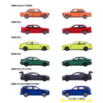 Majorette 8502100004 BMW Premium Cars, 6-sort. - Ride Cool