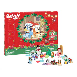Moose Toys 300311 BLUEY-Adventkalender mit Mini-Spielfiguren S13