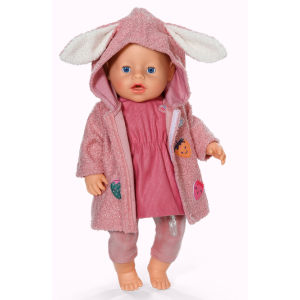 Zapf 839416 BABY born Mantel Set mit Kleid 43cm