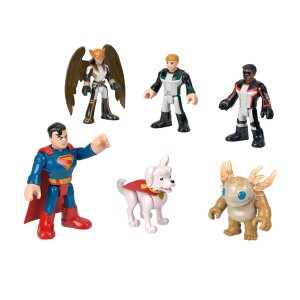 MATTEL JDL09 Imaginext DC Super Friends Superman Multipack