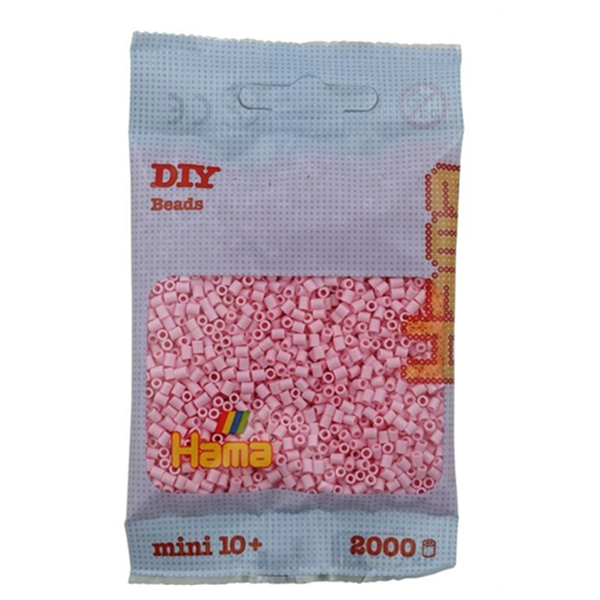HAMA 501-95 Bag of Mini Beads - Pastel Rose