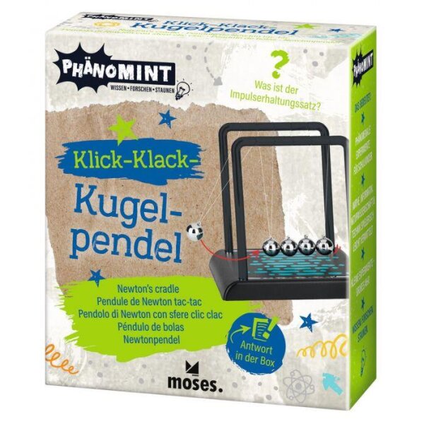 moses. 30333 PhänoMINT Klick-Klack-Kugelpendel