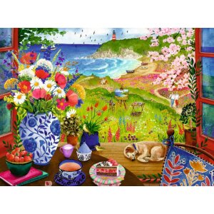 Ravensburger 12001732 Blick aus dem Fenster - Teile 100 XL