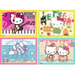 Ravensburger 12004159 Los gehts, Hello Kitty! - Teile 4x100